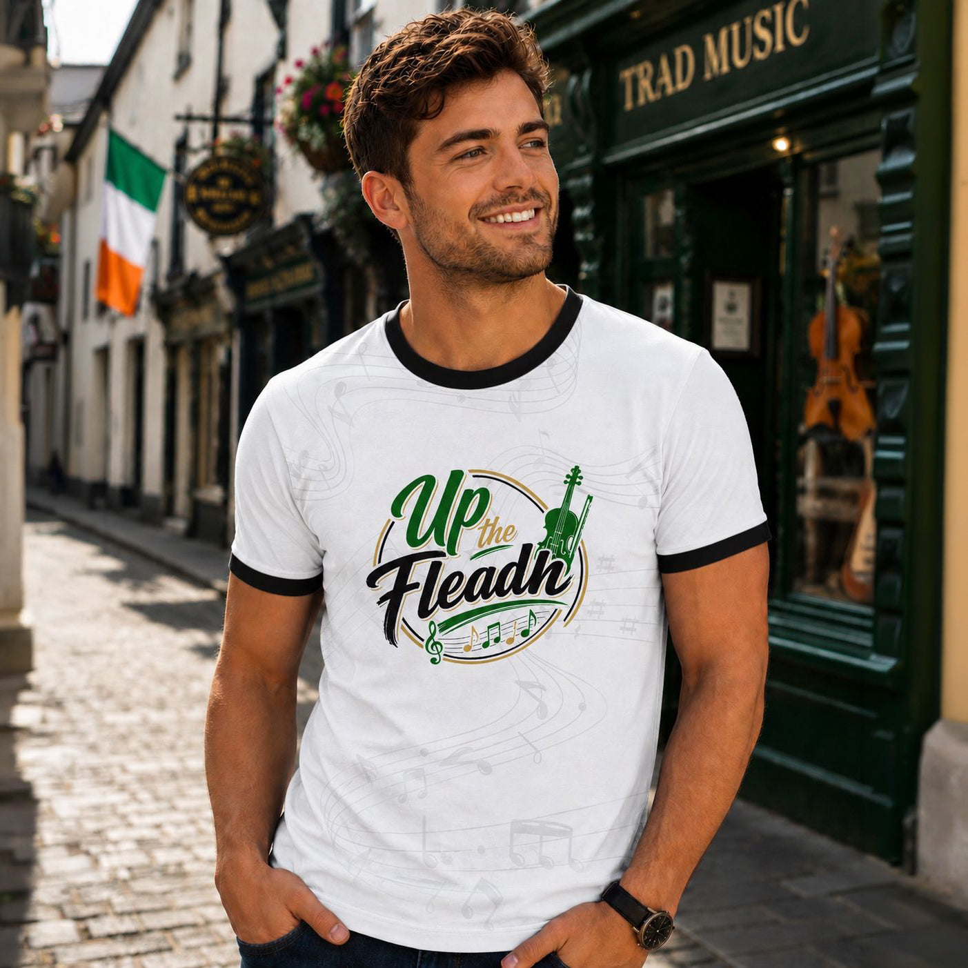 Up the Fleadh Jersey - White